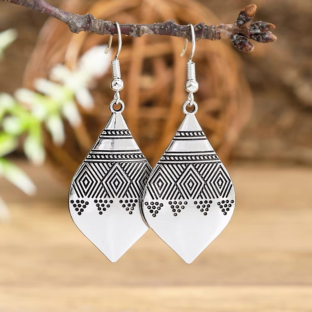 5/$15 🩷 MUST BUNDLE Silver-Tone Geometric Drop Earrings - Women Jewelry